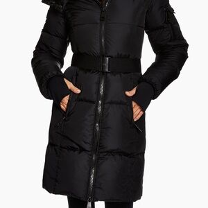 SAM. Women’s Noho Belted Matte Shell Down Puffer Coat